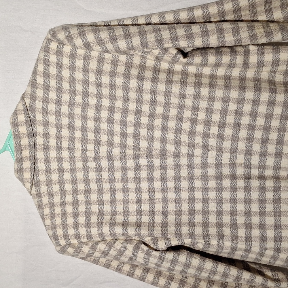 Vintage Wool Plaid Blazer, Grey And White, Koret, Sz 10, NWOT - Picture 10 of 15